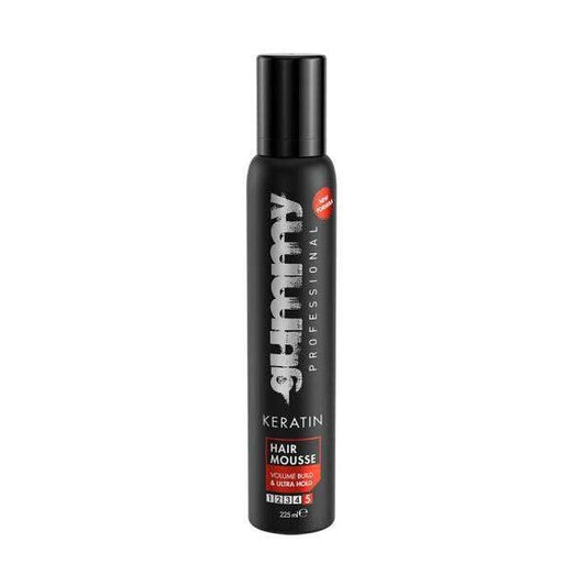 GUMMY Hair Mousse Maximum Hold & Shine, 225 ml - BarberSets