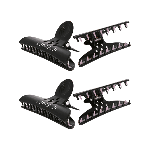 Level3 LV3 - 4PC BUTTERFLY CLIPS - BarberSets