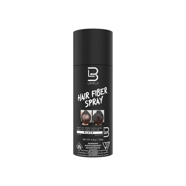 Lv3 Black Hair Fiber Spray L3-HCK010-2 - BarberSets