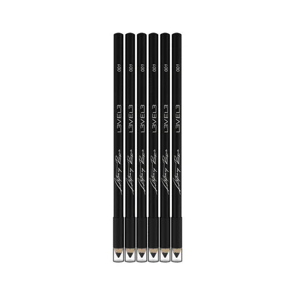 Lv3 6Pc Liner Pencils Black L3-EP1002BL-6PK - BarberSets