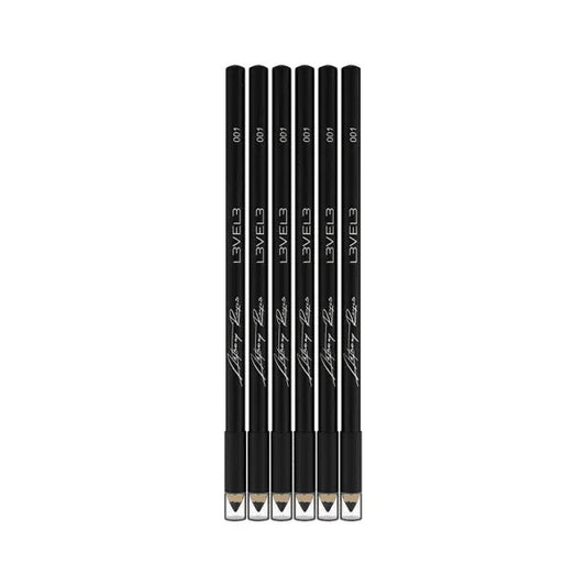 Lv3 6Pc Liner Pencils Black L3-EP1002BL-6PK - BarberSets