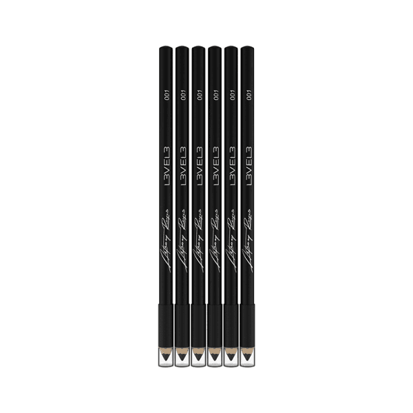 Lv3 6Pc Liner Pencils Black L3-EP1002BL-6PK - BarberSets