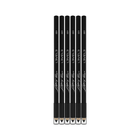 Lv3 6Pc Liner Pencils Black L3-EP1002BL-6PK - BarberSets