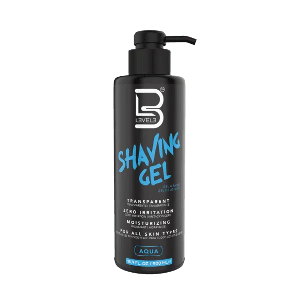 LV3 SHAVING GEL AQUA 500ML - BarberSets