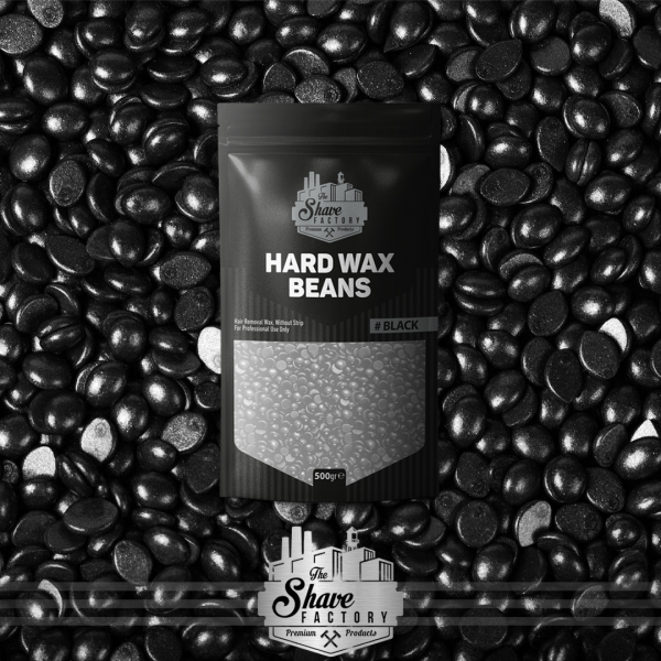 The Shave Factory Hard Wax Beans - Black 17.6 oz