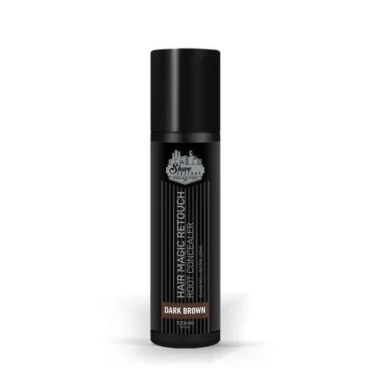 The Shave Factory Hair Magic Retouch Spray - Dark Brown - 100ml / 3.38 oz