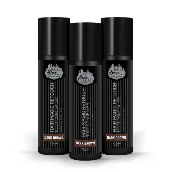 The Shave Factory Magic Retouch Spray Dark Brown