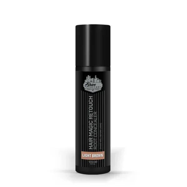 The Shave Factory Hair Magic Retouch Spray - Light Brown - 100ml / 3.38 oz