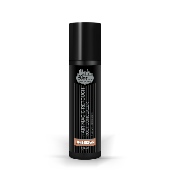 The Shave Factory Hair Magic Retouch Spray - Light Brown - 3.38 oz