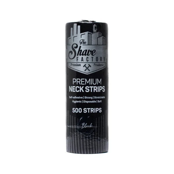 The Shave Factory Neck Strip 100 strips - 5 Roll pack - BLACK