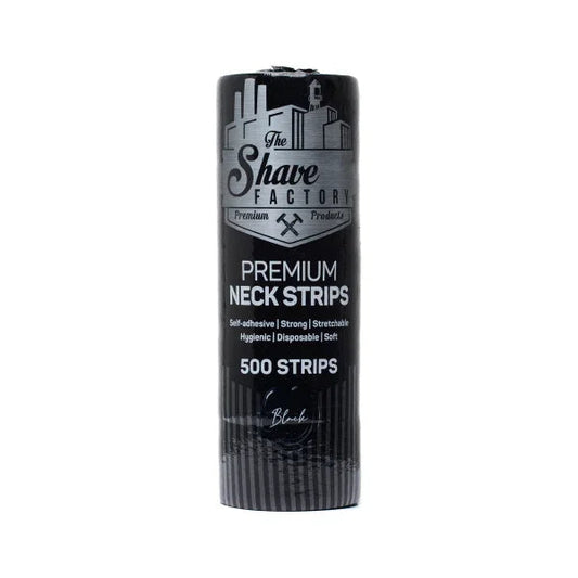 The Shave Factory Neck Strip 100 strips - 5 Roll pack - BLACK