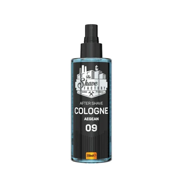The Shave Factory After Shave Cologne 09 Aegean 8.45 oz - 250 ml Multipack