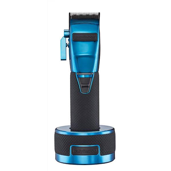 BaBylissPRO Boost FX Limited Edition Blue Clipper, Trimmer & Charging Bases