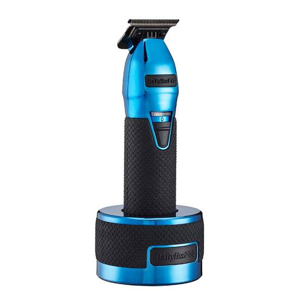 BaBylissPRO Boost FX Limited Edition Blue Clipper, Trimmer & Charging Bases