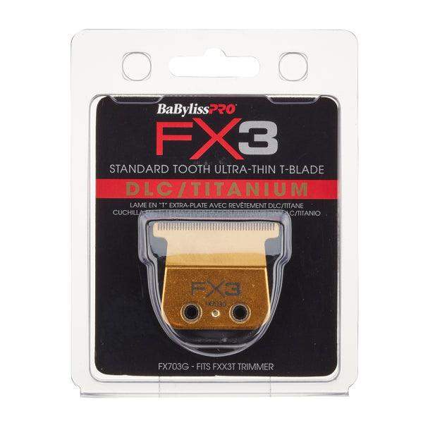 Babyliss Pro X3 Dlc/Titanium Ultra-Thin Zero Gap Replacement Blade BB-FX703G - BarberSets