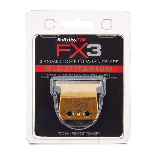 Babyliss Pro X3 Dlc/Titanium Ultra-Thin Zero Gap Replacement Blade BB-FX703G - BarberSets