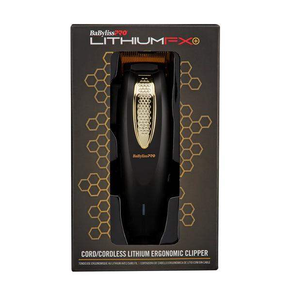 Babyliss Pro Lithiumfx Cord / Cordless Ergonomic Clipper - Gold BB-FX673NS - BarberSets