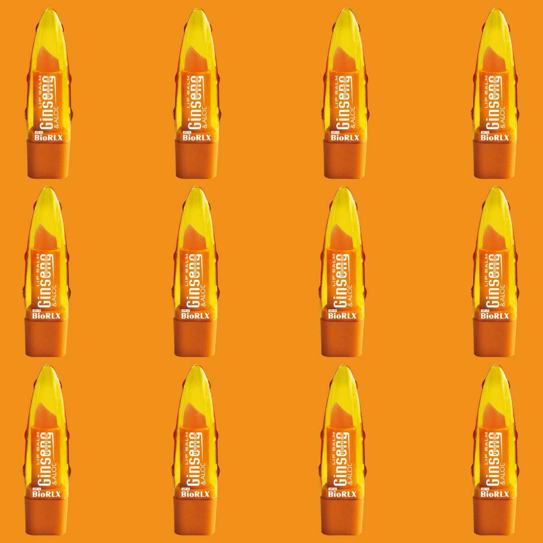 BioRLX Aloe Vera Ginseng Turmeric Paraben Free Lip Balm (Multipack)