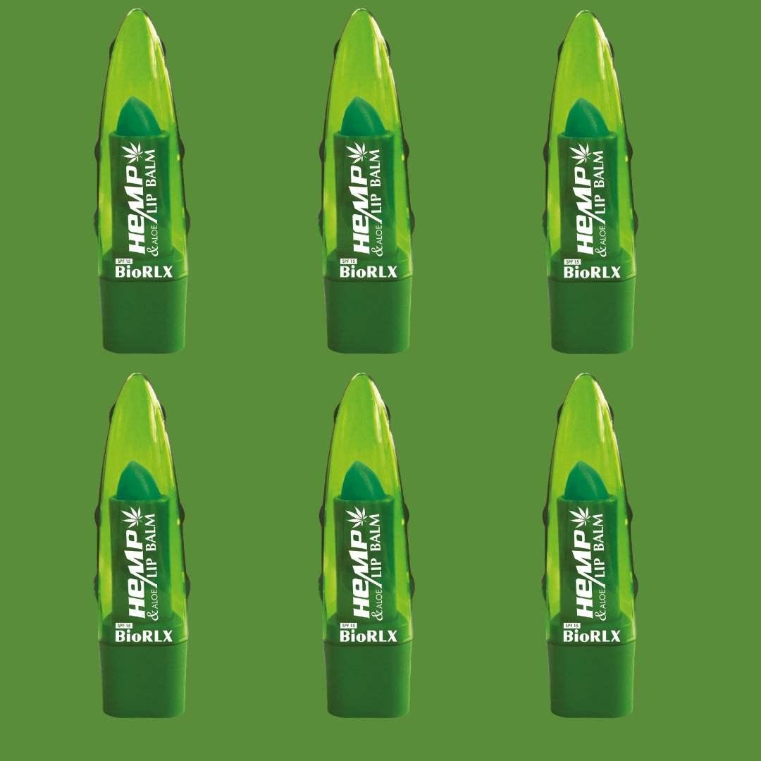 BioRLX Aloe Vera Hemp Oil Color Free Paraben Free Lip Balm