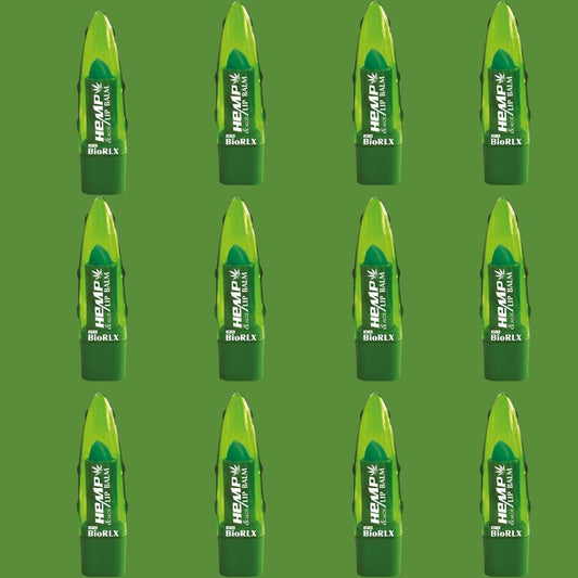 BioRLX Aloe Vera Hemp Oil Color Free Paraben Free Lip Balm (Multipack)