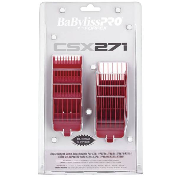 BaBylissPRO® Red Comb Set for All 811 Models, FX665, FX668, FX671