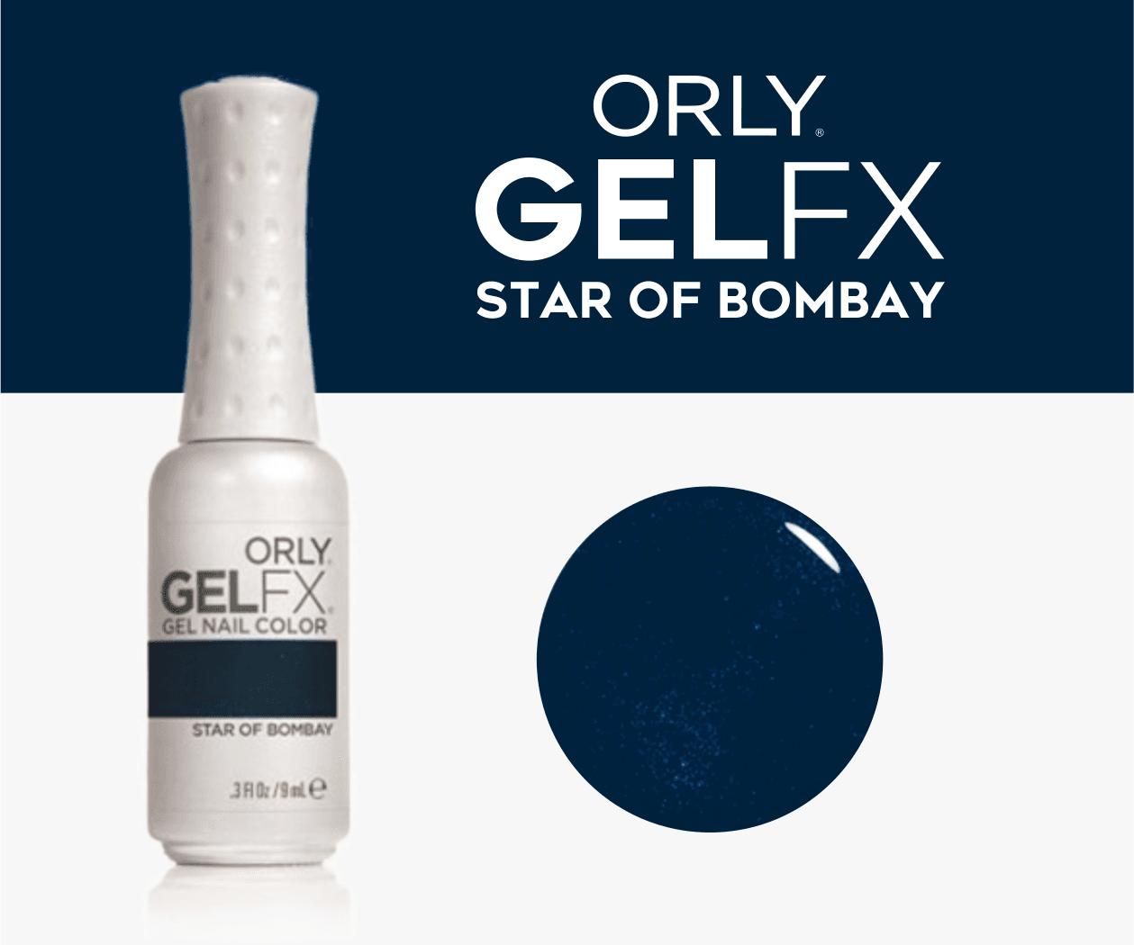 Orly Gelfx Gel Nail Color 0.3 Fl Oz / 9 Ml Star Of Bombay