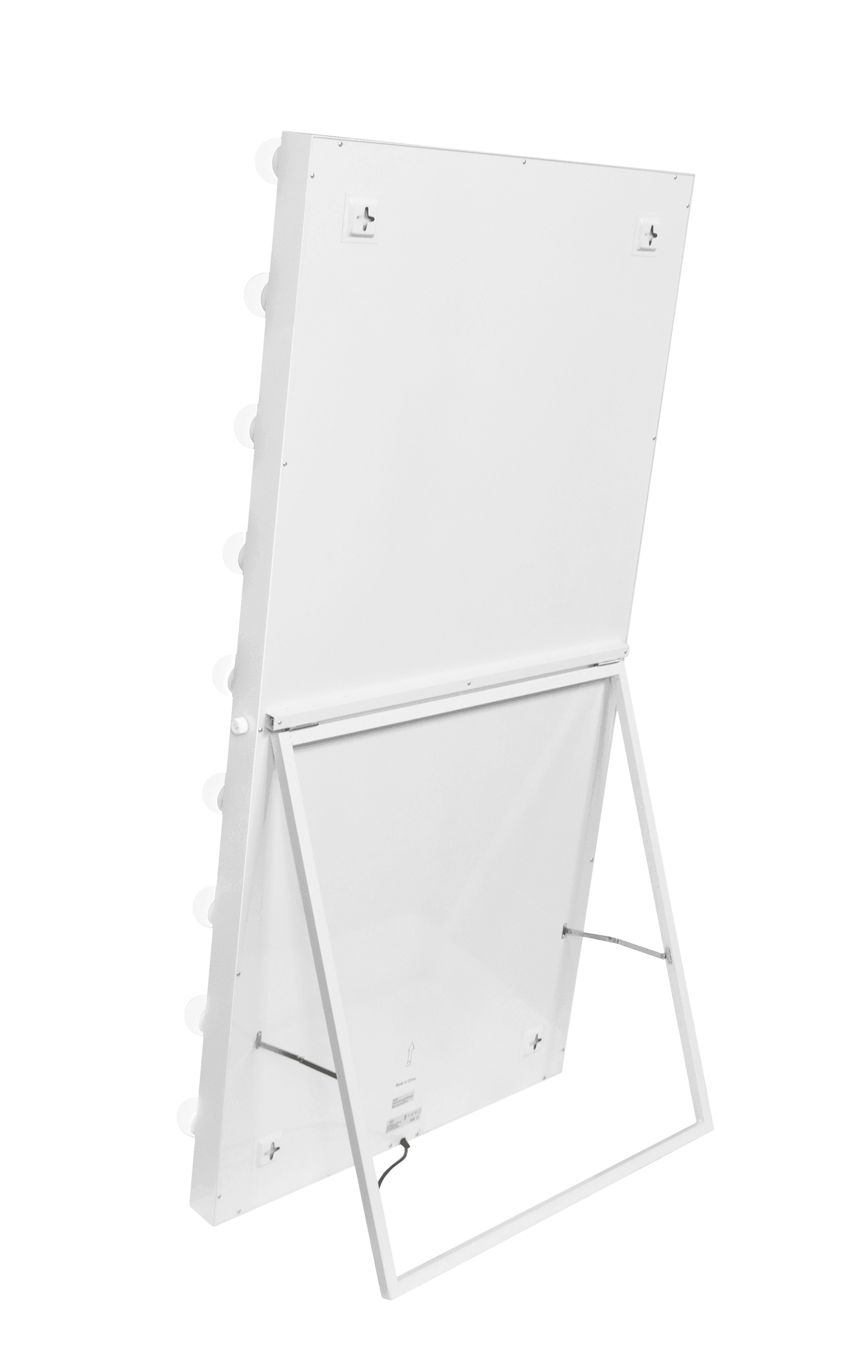 21 Bulb Standing Vanity Mirrors - BarberSets