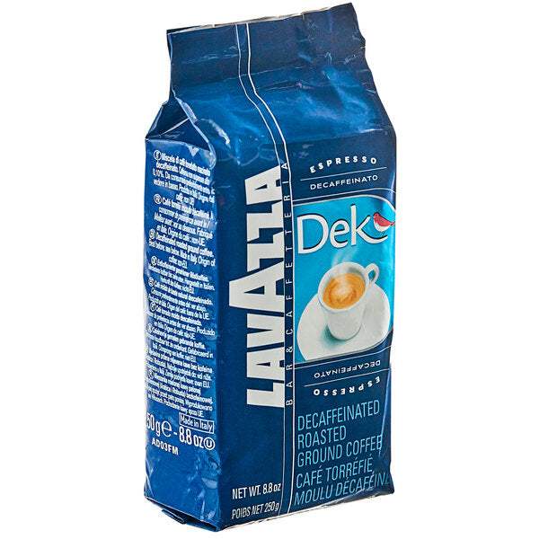 Dek Espresso Decaffeinated Roast Ground Coffee by Lavazza for Unisex - 8.8 oz Coffee