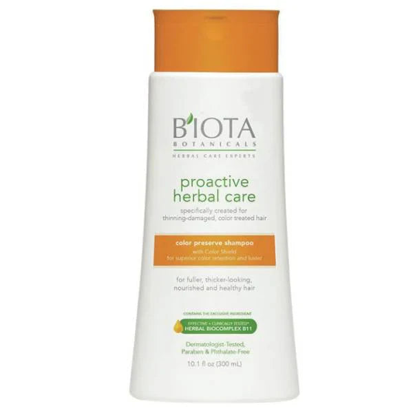 Biota Botanicals Proactive Herbal Care Color Preserve Shampoo 10.1 oz (0.63lb)