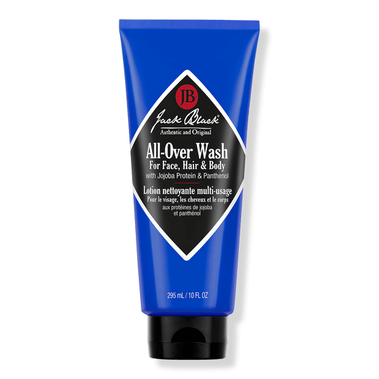 All-Over Wash for Face Hair and Body by Jack Black for Men - 10 oz Body Wash