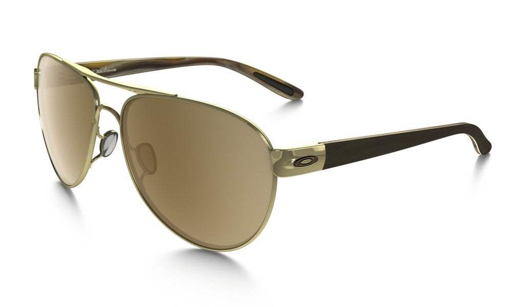 Oakley Disclosure OO4110-02 - Polished Gold-Tungsten Iridium by Oakley for Women - 58-14-133 mm Sunglasses