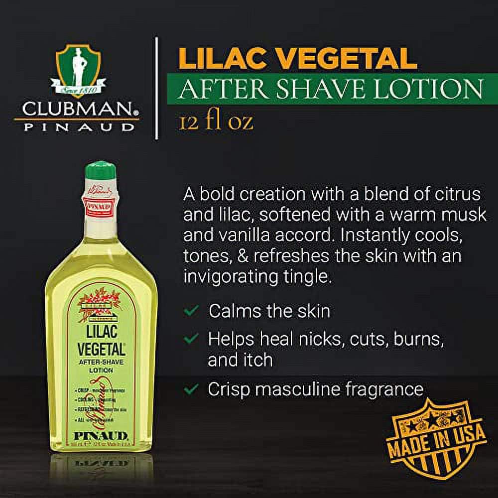 Clubman Pinaud Lilac Vegetal After-Shave Lotion 12.5 Oz