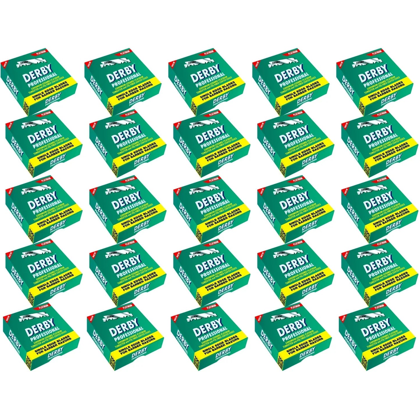 Derby Prof Single Edge Razor Blades 100ct - BarberSets