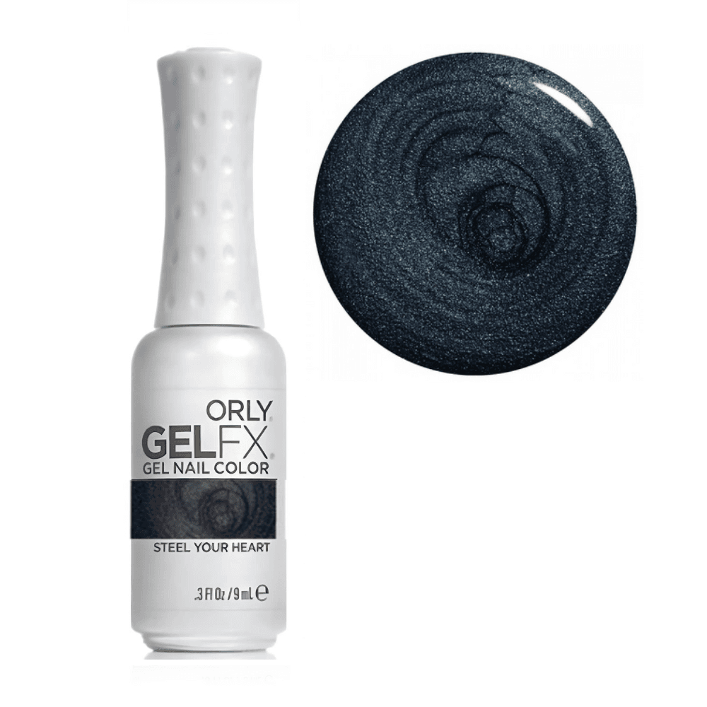 Orly Gelfx Gel Nail Color 0.3 Fl Oz / 9 Ml Steel Your Heart