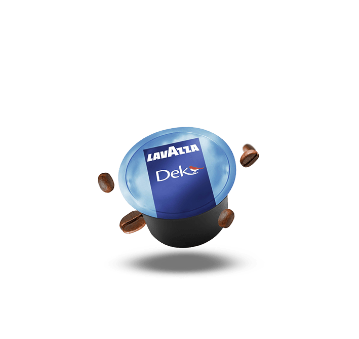 Blue Dek Roast Ground Coffee Pods by Lavazza - 100 Pods Coffee