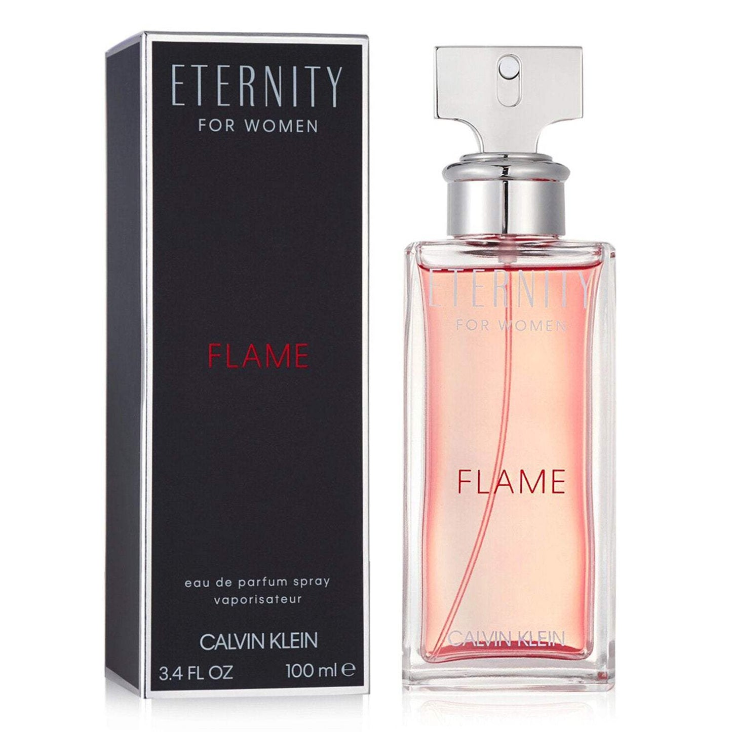 Eternity Flame by Calvin Klein for Women - 3.4 oz EDP Spray
