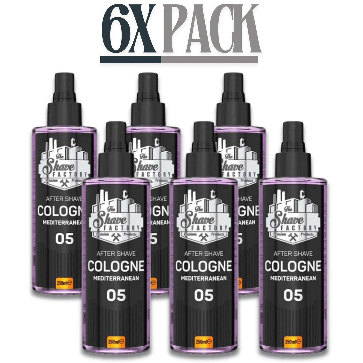 The Shave Factory After Shave Cologne 05 Mediterranean 250ml / 8.45 oz