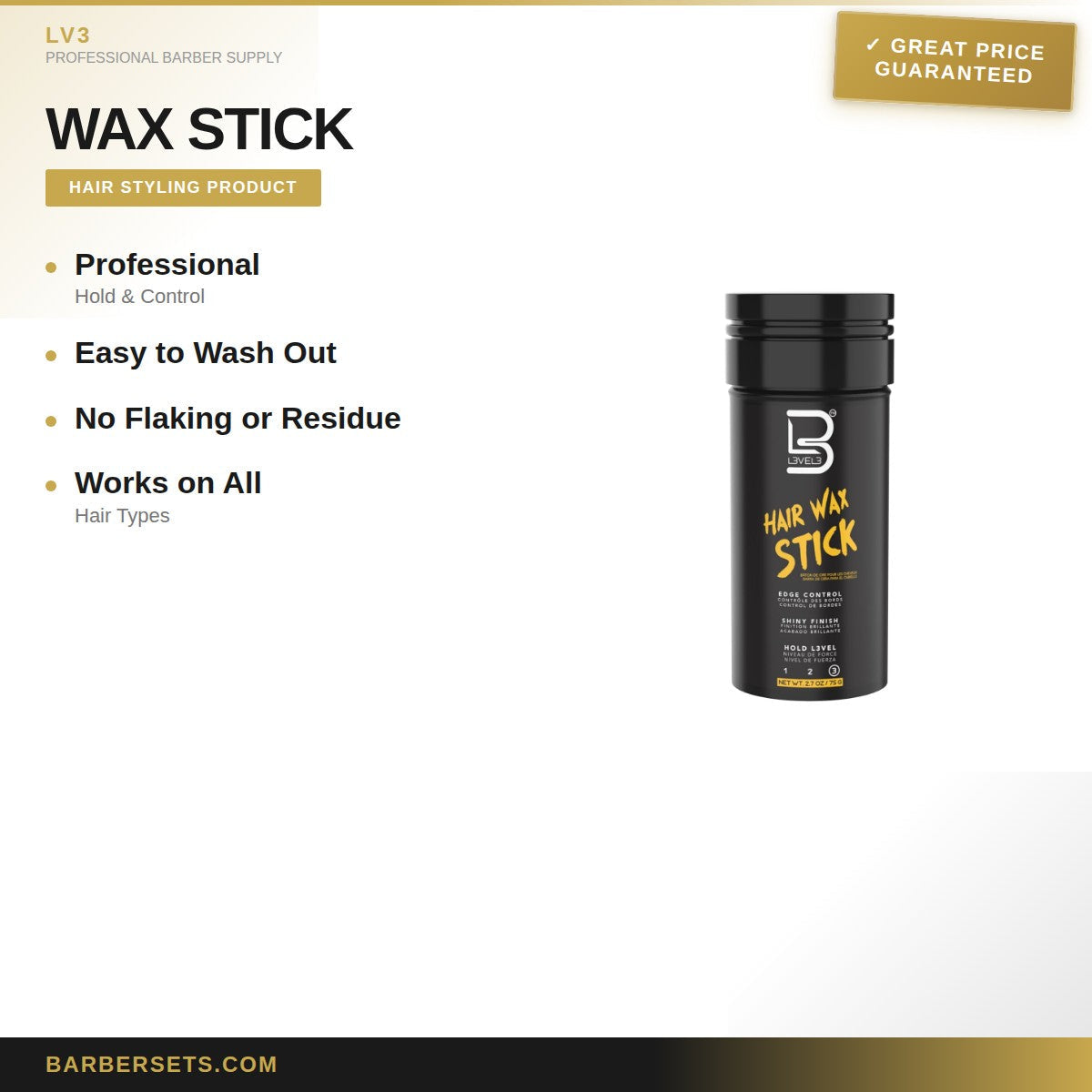 LV3 WAX STICK 75G