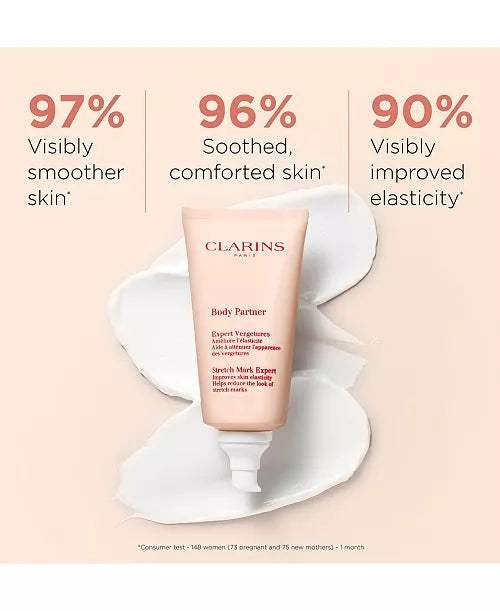 Body Partner Stretch Mark Expert by Clarins for Unisex - 5.8 oz Body Lotion