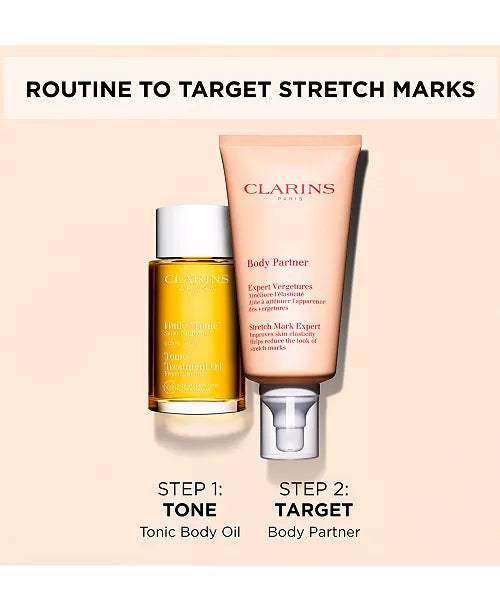 Body Partner Stretch Mark Expert by Clarins for Unisex - 5.8 oz Body Lotion