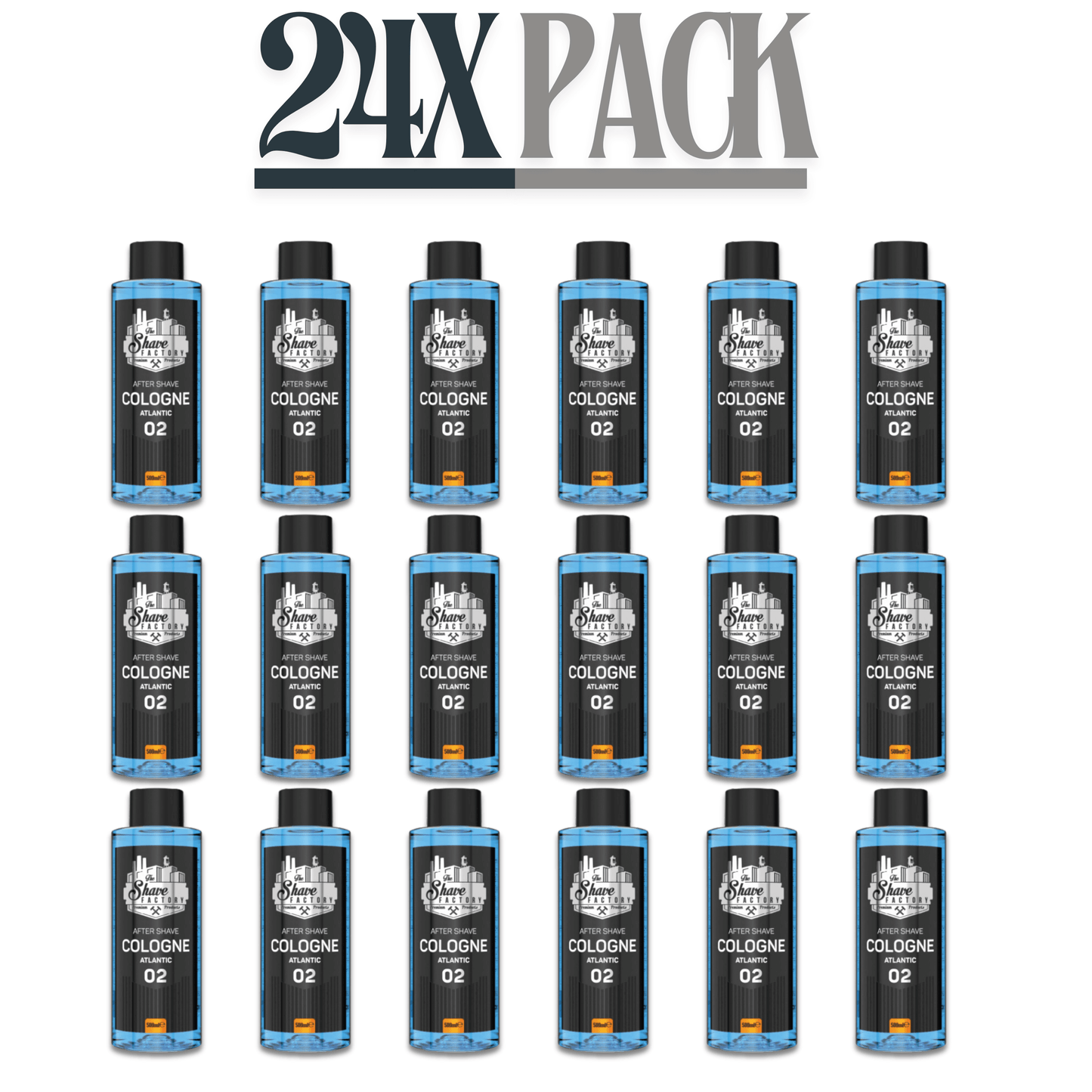 The Shave Factory After Shave Cologne 02 Atlantic 16.9 oz Multipack