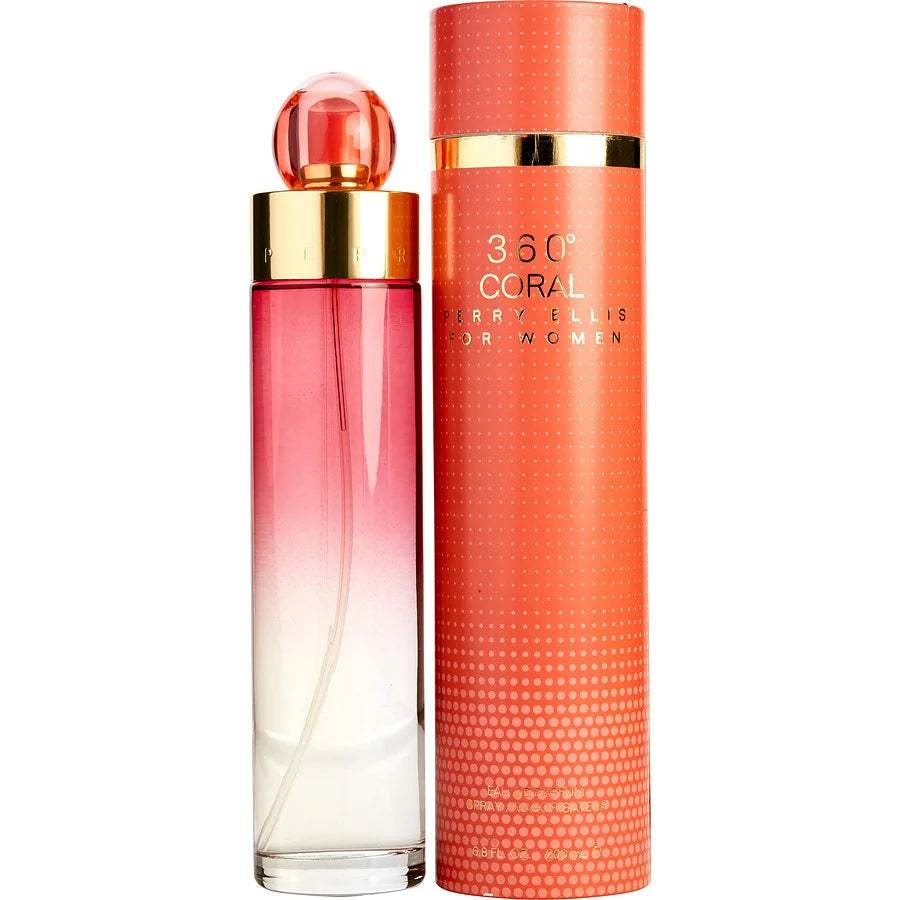 360 Coral by Perry Ellis for Women - 3.4 oz EDP Spray (Tester)
