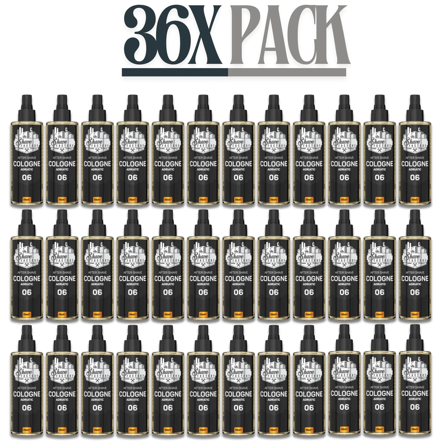 The Shave Factory After Shave Cologne 06 Adriatic 250ml / 8.45 oz Multipack