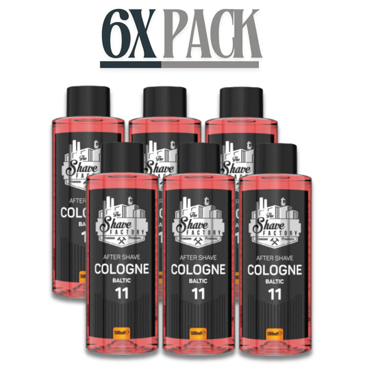 The Shave Factory After Shave Cologne 11 Baltic 500ml / 16.9 oz Multipack