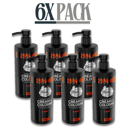 The Shave Factory After Shave Cream & Cologne 2 in 1 Ruby 500ml / 16.9 oz Multipack