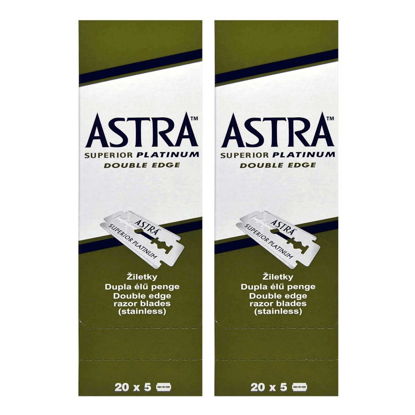 Astra Double Edge Blade (Green) - BarberSets