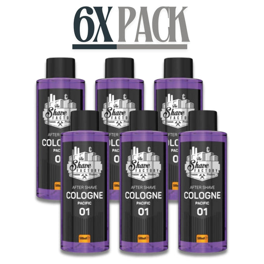 The Shave Factory After Shave Cologne 01 Pacific 500ml / 16.9 oz Multipack