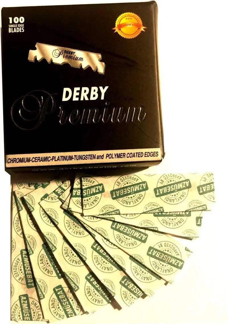 Derby Premium Single Edge Razor Blades 100 Pcs | Free Shipping