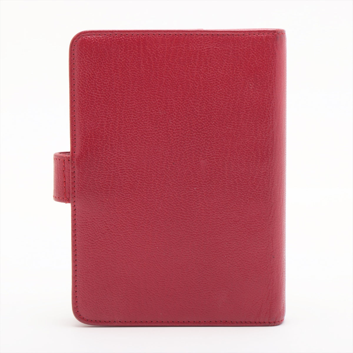 Chanel CC Logo Leather Notebook Cover Red