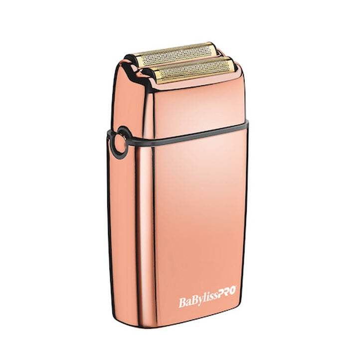 BaBylissPRO FOILFX02 Cordless Rose Gold Metal Double Foil Shaver
